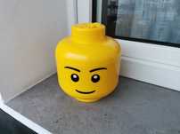 Duża głowa pojemnik na klocki lego