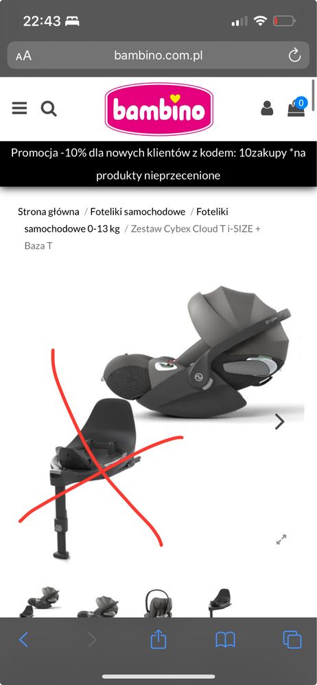 Fotelik samochodowy cybex Cloud Z2  0-13kg
