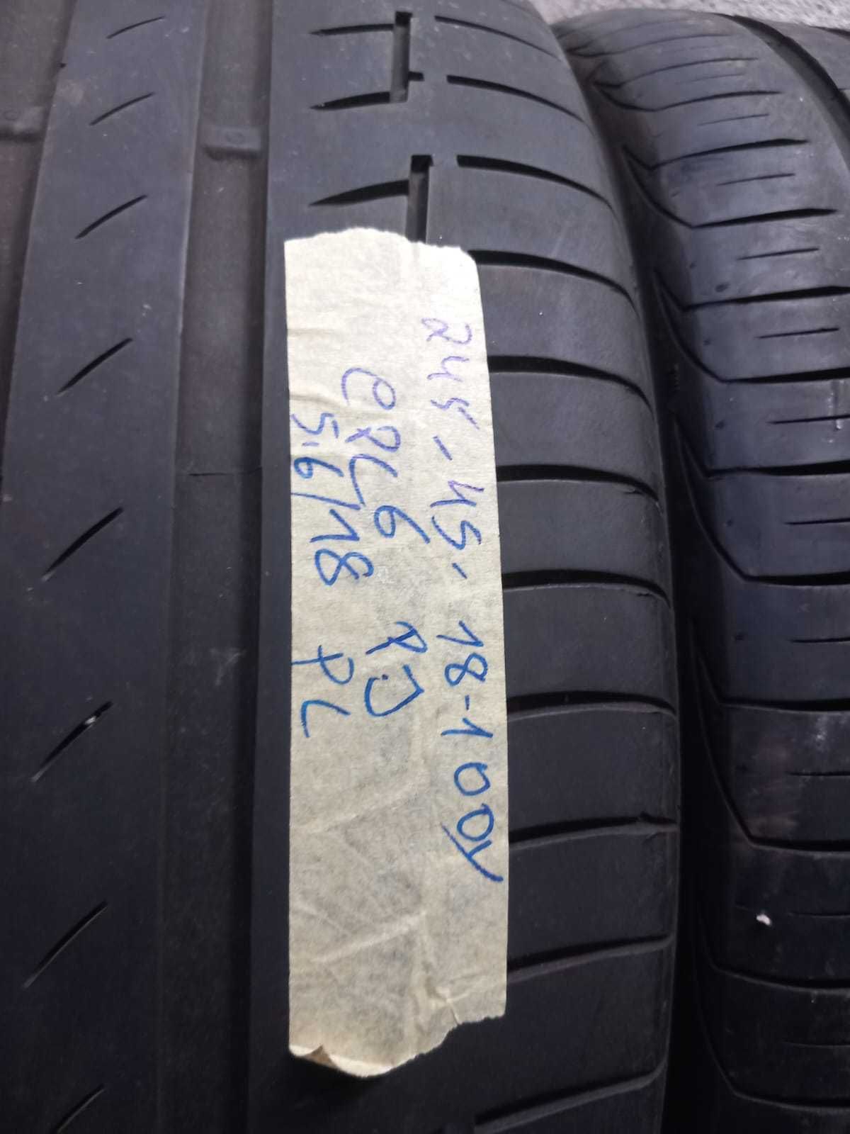 4 pneus 245/45R18 Continental