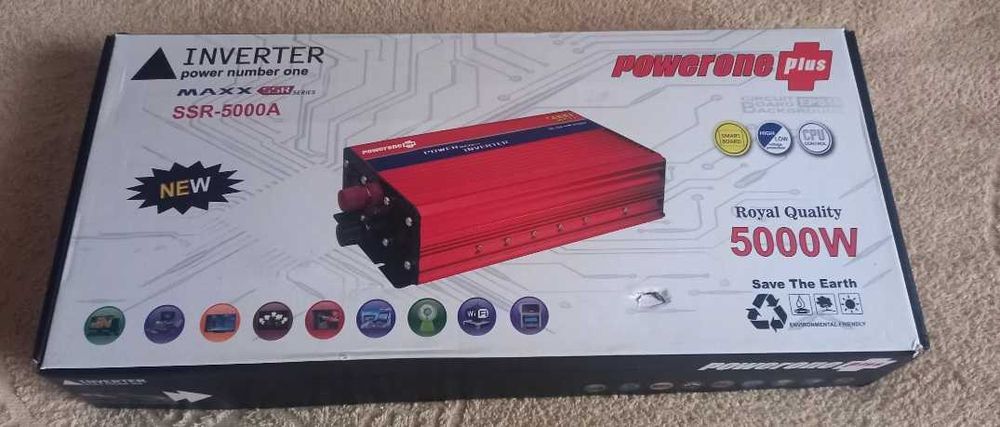 Інвертор (Чистий синус) 5000W