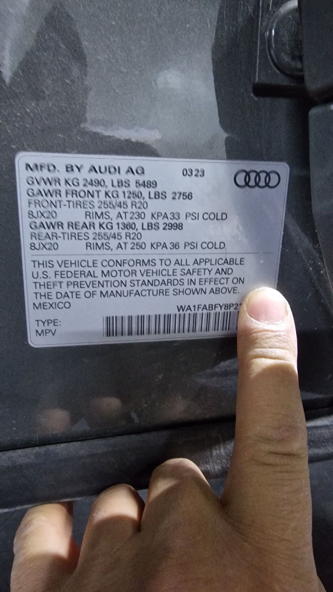 Audi Q5 2023  года разборка