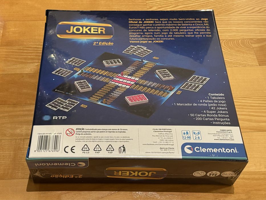 J0KER, Segunda Edição, selado, jogo de tabuleiro
