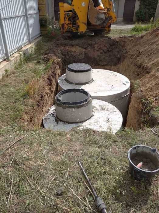 Выгребная яма септик канализация копка сливная вигрібна зливна септик