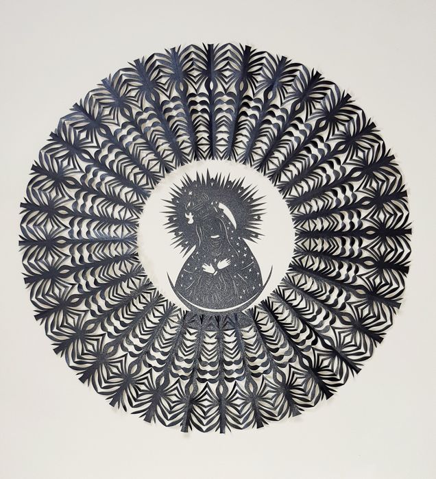 Wycinanka Matka Boska Ostrobramska