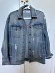 Kurtka jeansowa oversize XS Zara