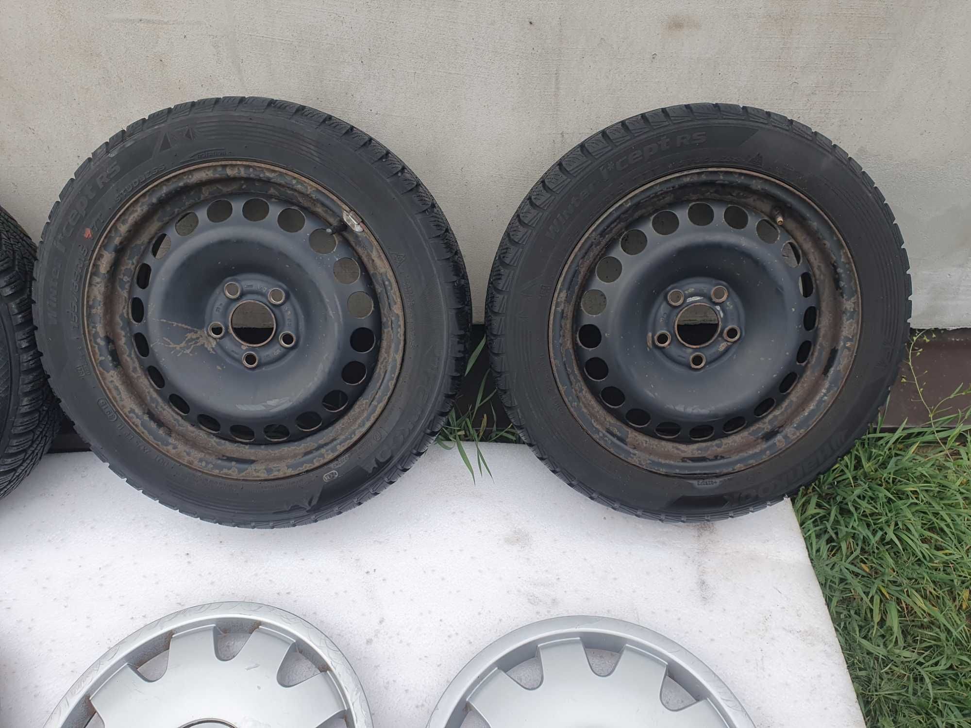 Koła opony felgi kołpaki Audi a2 15 cali opony 155/65/15 komplet