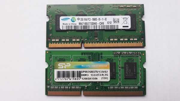 Оперативная память SODIMM 2Гб DDR3 1333 мГц, DIMM DDR2 533 мГц, 800мГц