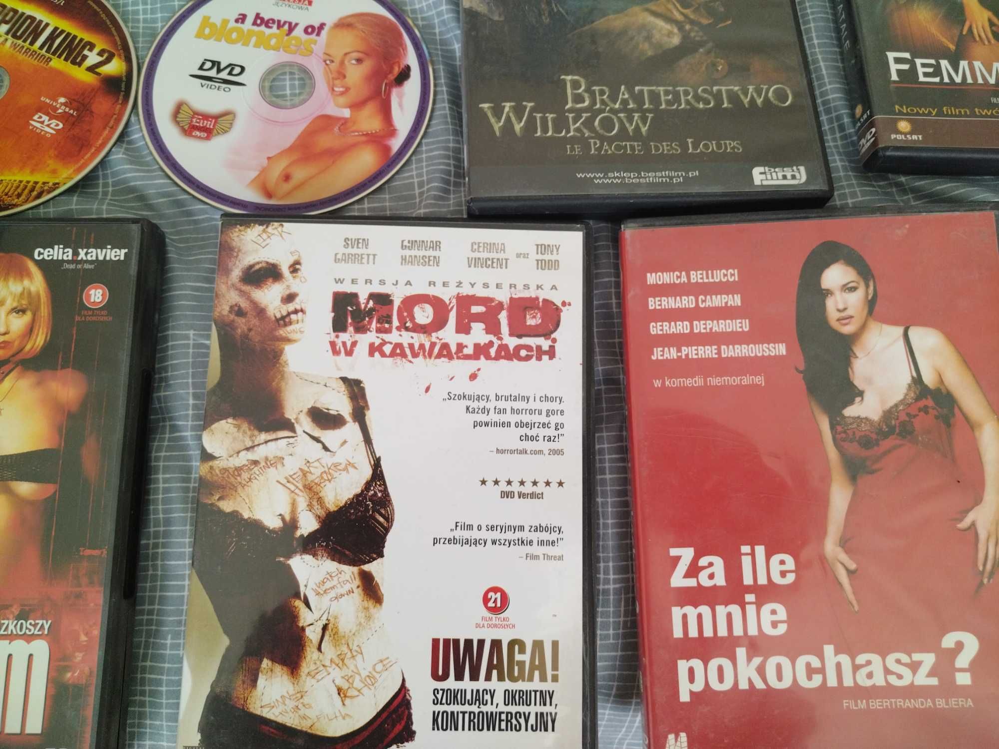 Zestaw filmów dvd