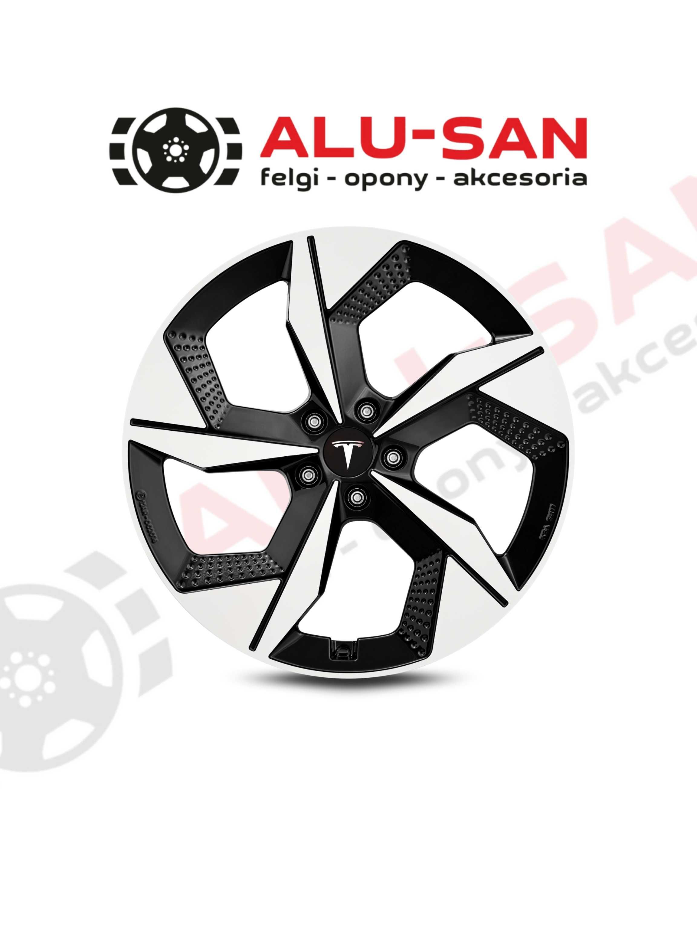 NOWE ALUFELGI 19" TESLA MODEL 3 od 2019 do 2025 5x114,3 CZARNY POLER