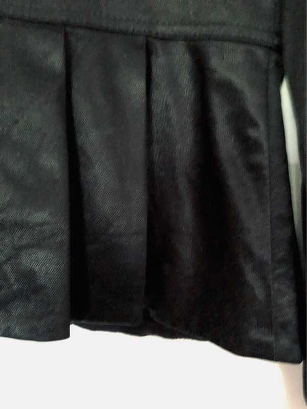 Czarny żakiet marynarka Orsay sztywny baskinka rozmiar M