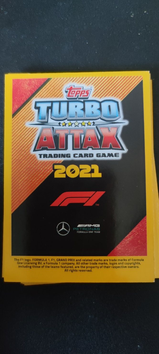 Karty F1 kolekcjonerskie Turbo Attax