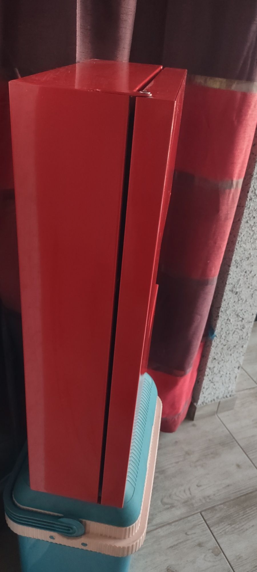 Modna metalowa półka szafka C wisząca kryta piękny kolor, pojemna!
