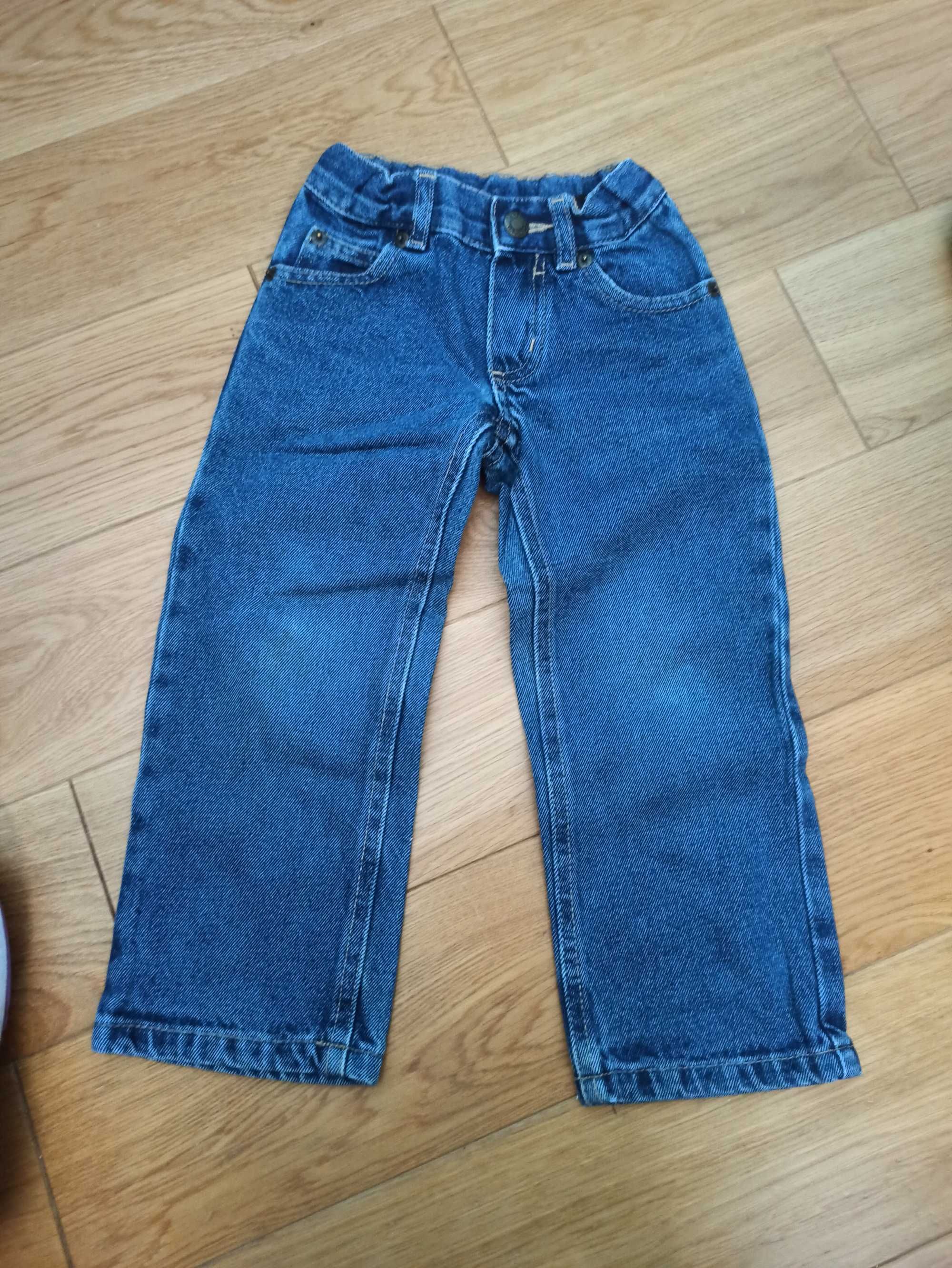 Spodnie jeans chłopięce 98