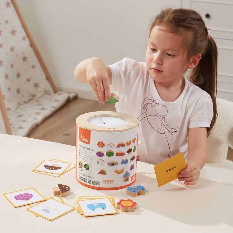 Dotykowe Memo game w pudełku Montessori