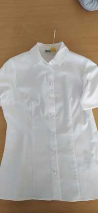 Bluzka koszula biała galowa