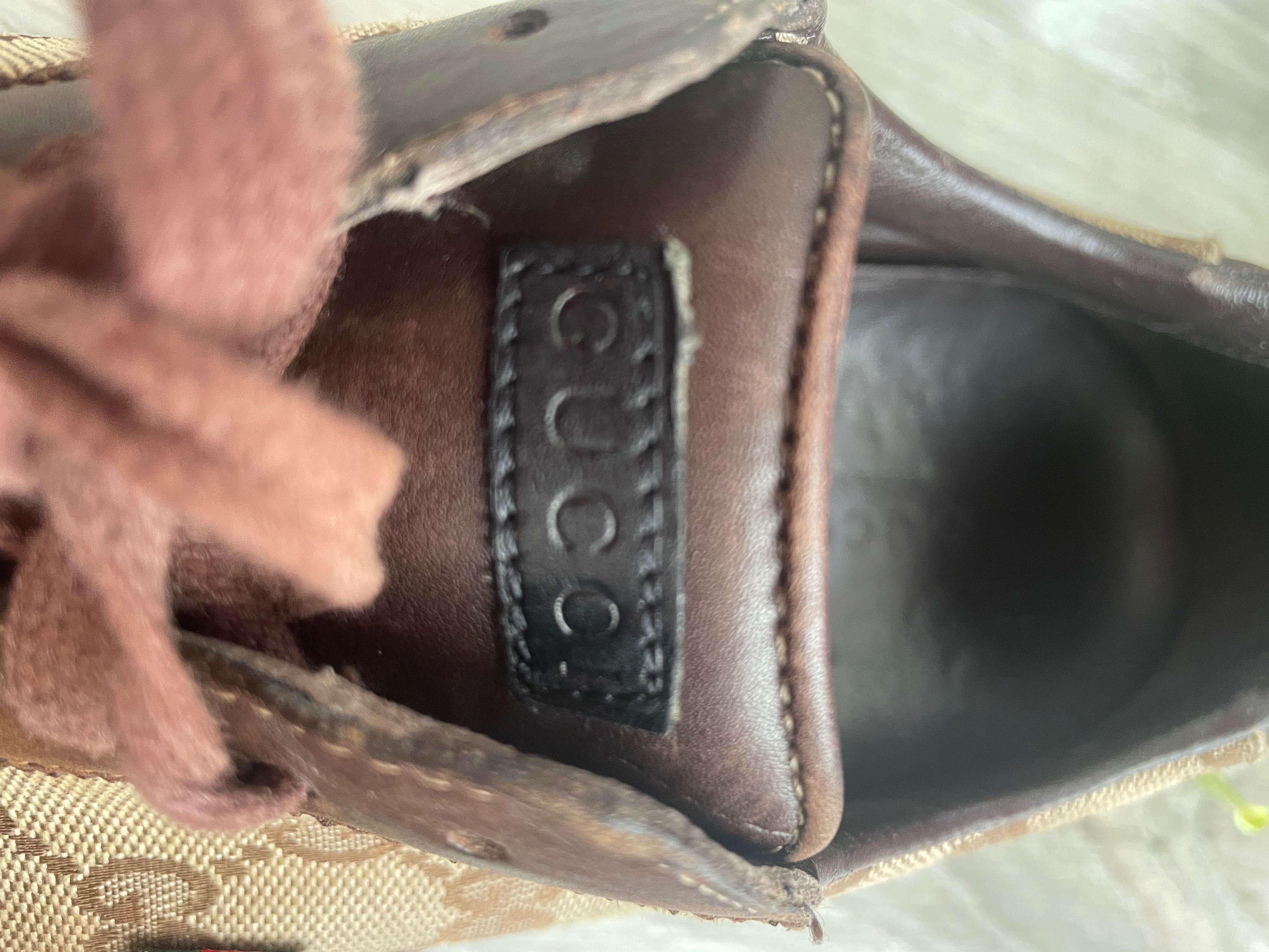 Sapatilhas usadas da Gucci