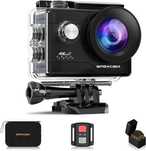 Apexcam Kamera Sportowa 4K z WiFi, 20 MP, Ultra HD, Wodoodporna - 40 m