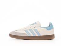 Кроссовки Adidas Samba White/Blue lines