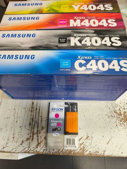 Zestaw 4 tonerów do drukarki Samsung CLT-C404S