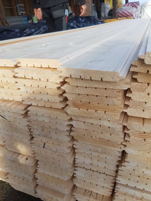 Deska elewacyjna grubość 18mm podbitka świerkowa SUPER JAKOŚĆ