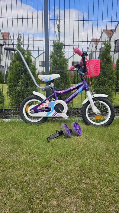 Rower Kross Maya z drążkiem i kołami bocznymi 12"