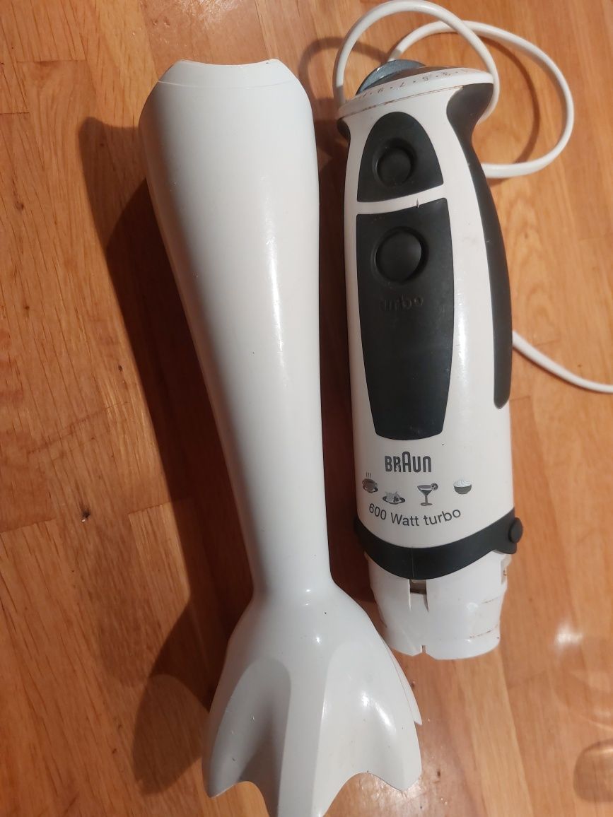 Blender reczny braun 600 watt turbo napęd 15 predkosci