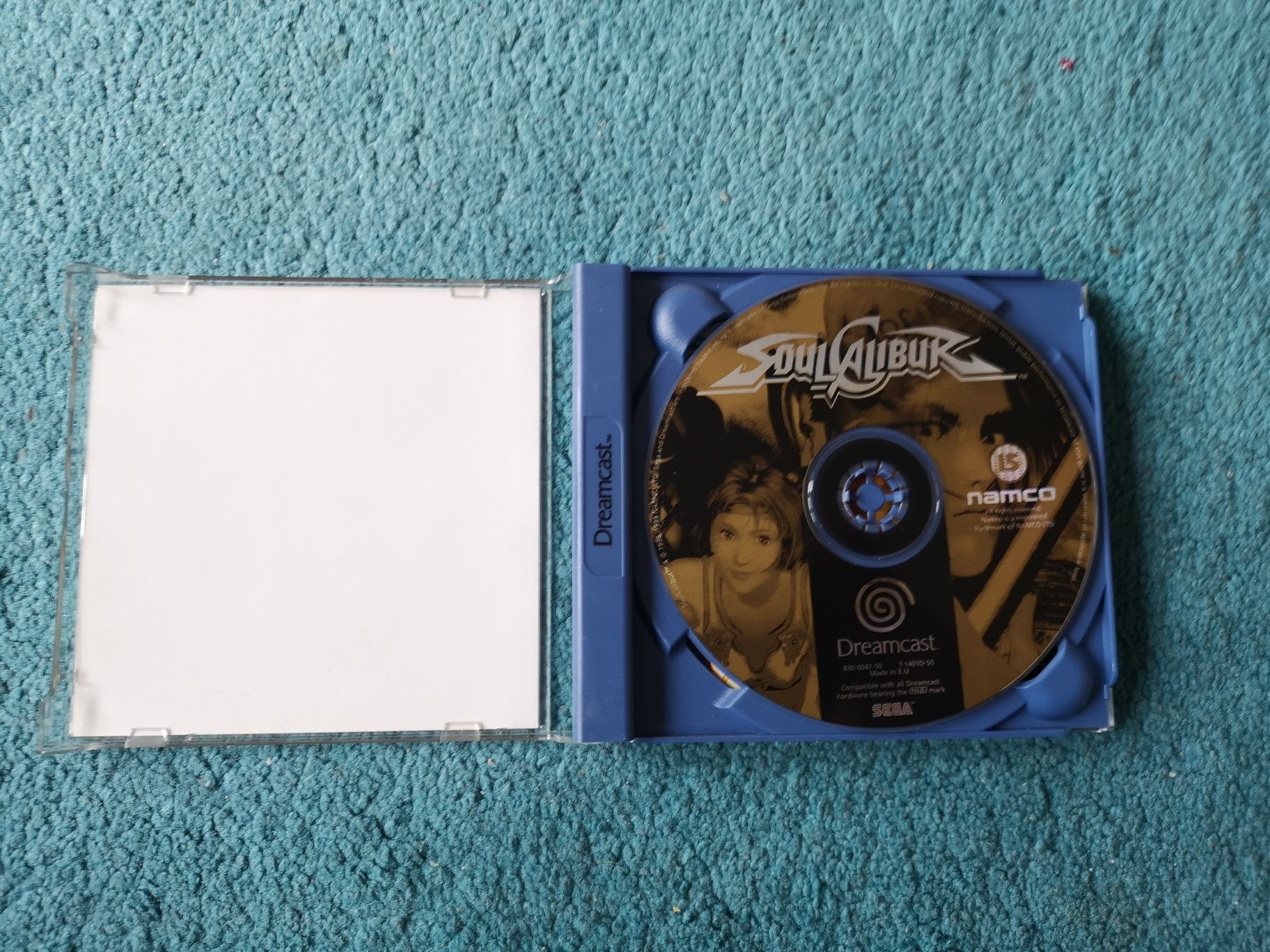 Gra Sega Dreamcast gra Soul Calibur wersja PAL język gry angielski