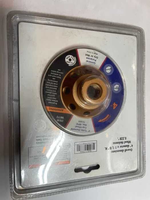 Tarcza diamentowa ścierna WARRIOR 4" Diamond TURBO 98772