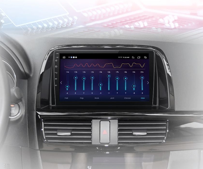 Radio Android do Mazda CX-5 2012 - 2015, 2GB, 64GB, CarPlay, Auto