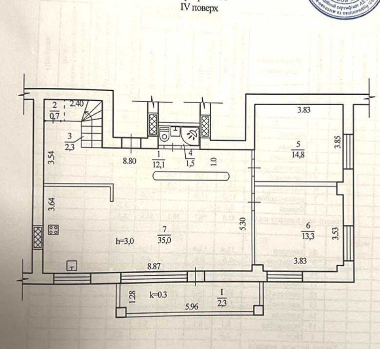продаж квартири класу "комфорт" 160м в ЖК Олімпійській