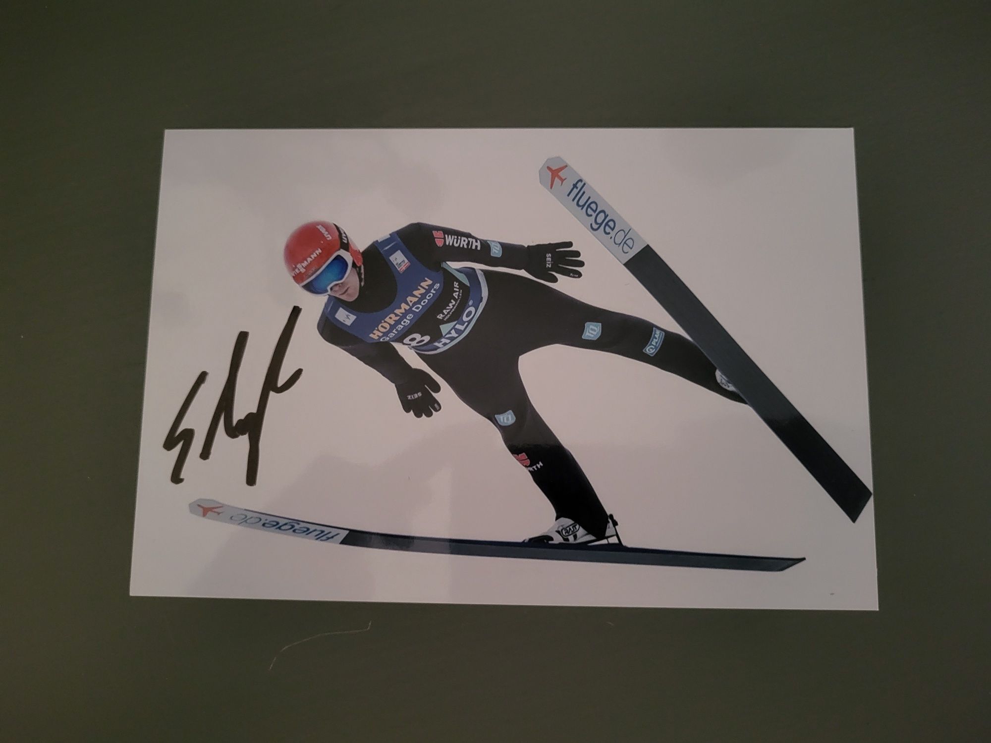 Stephan Leyhe autograf skoki narciarskie