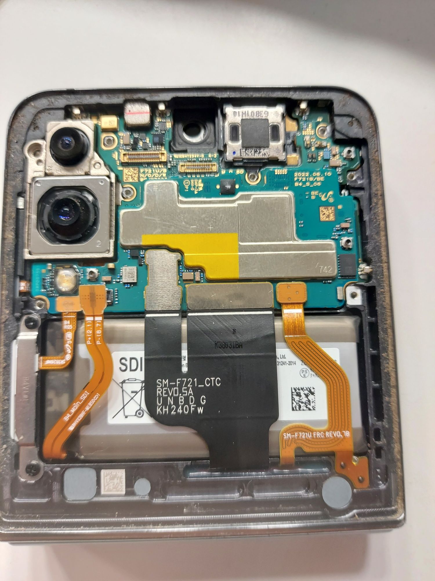 Części samsung z flip 4
