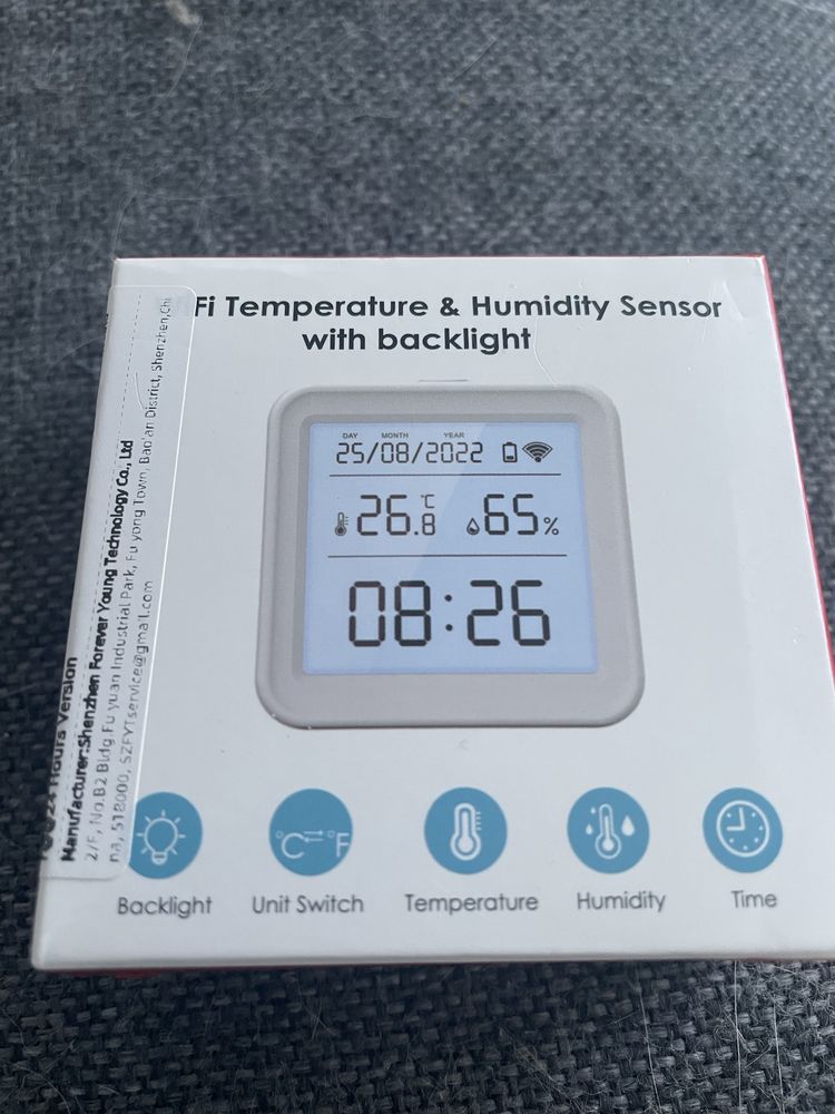 Tuya WiFi czujnik temperatury