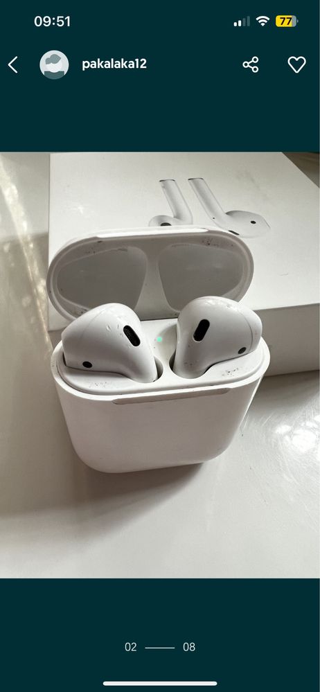 Apple AirPods 1 oryginalne