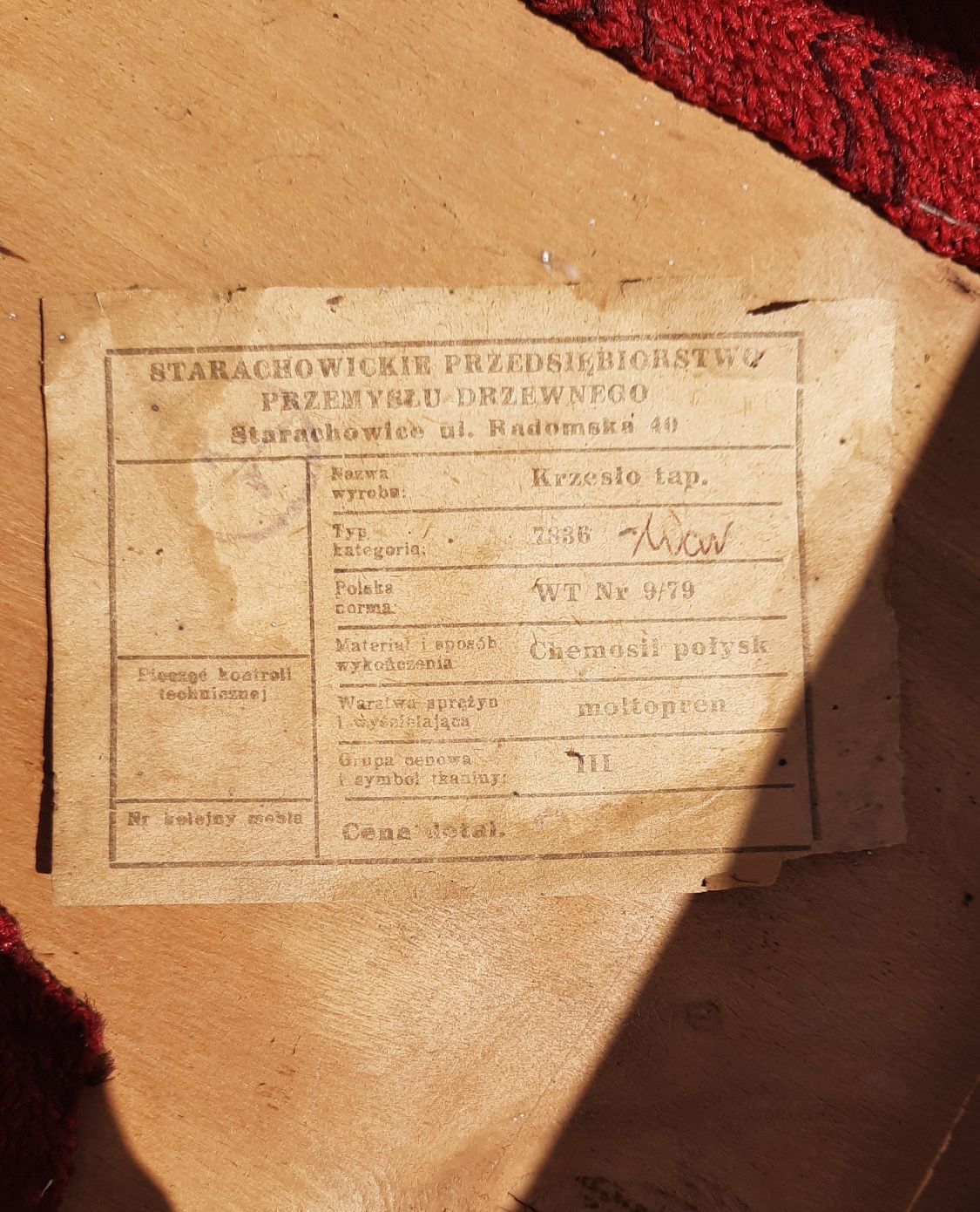Krzesło krzesła antyczne historyczne retro zabytkowe PRL stare vintage