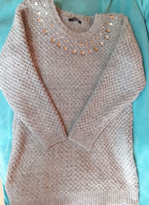 Sweter z cekinami.XXl