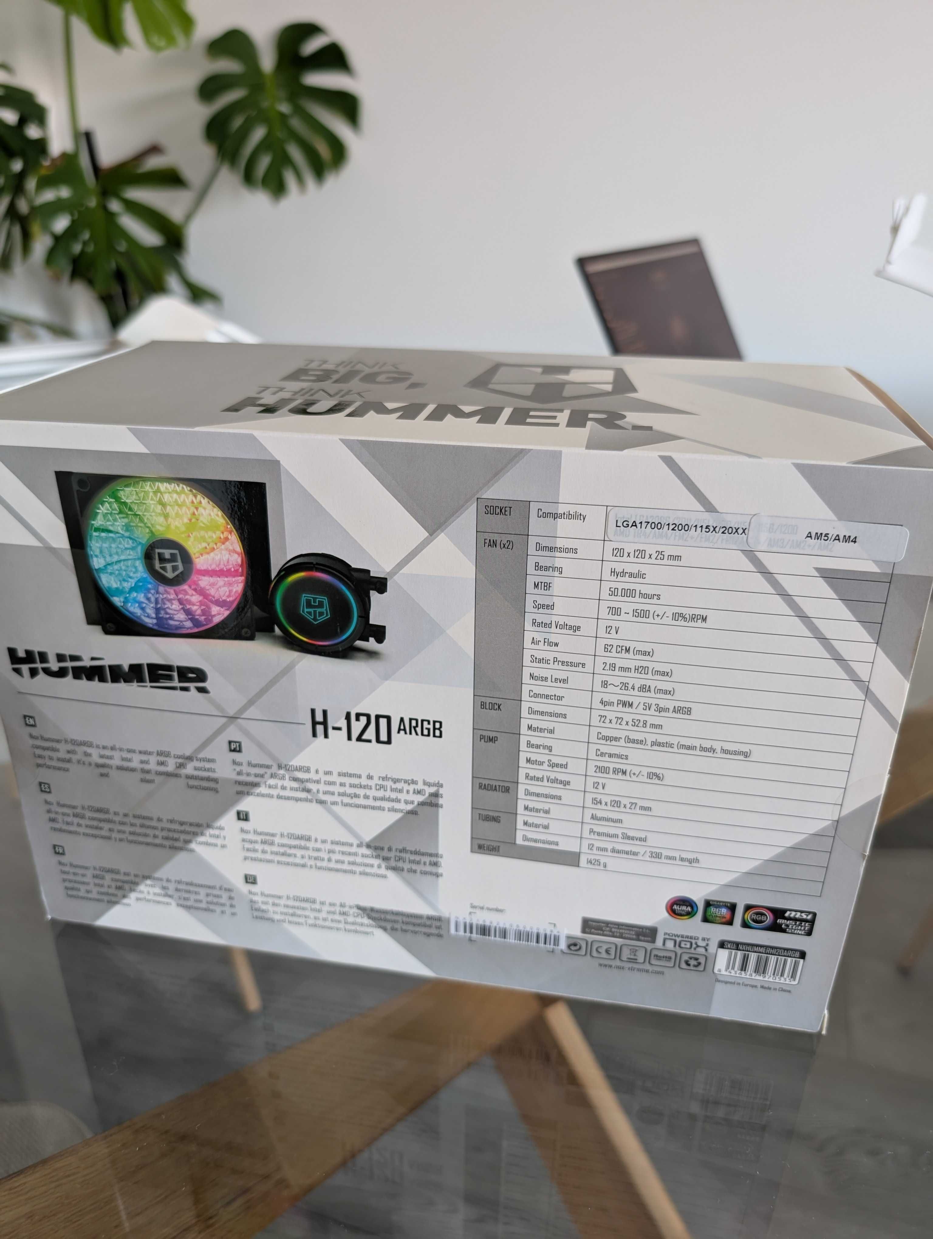 Watercooler Nox Hummer H120 ARGB