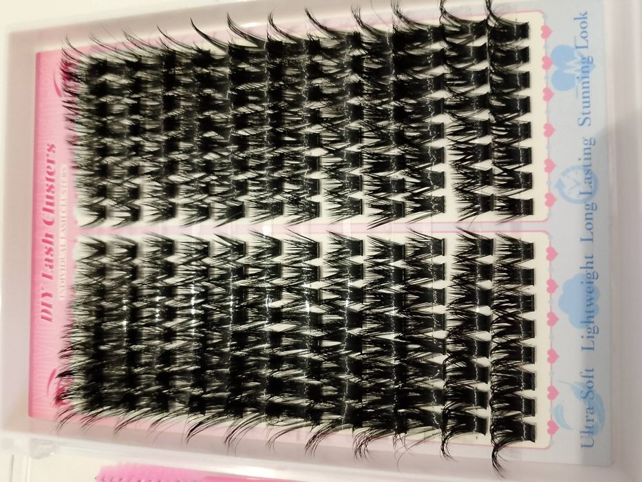 Zestaw rzęs bondingowych kępki rzęs sztuczne rzęsy doklejane rzęsy