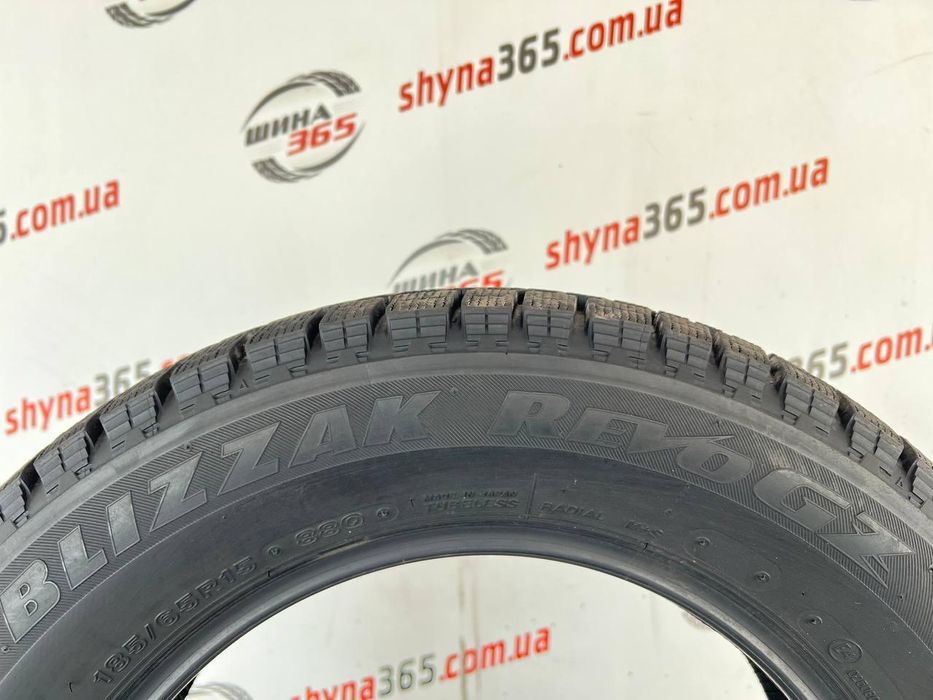 185/65 r15 bridgestone blizzak revo gz 7mm шини бу зима