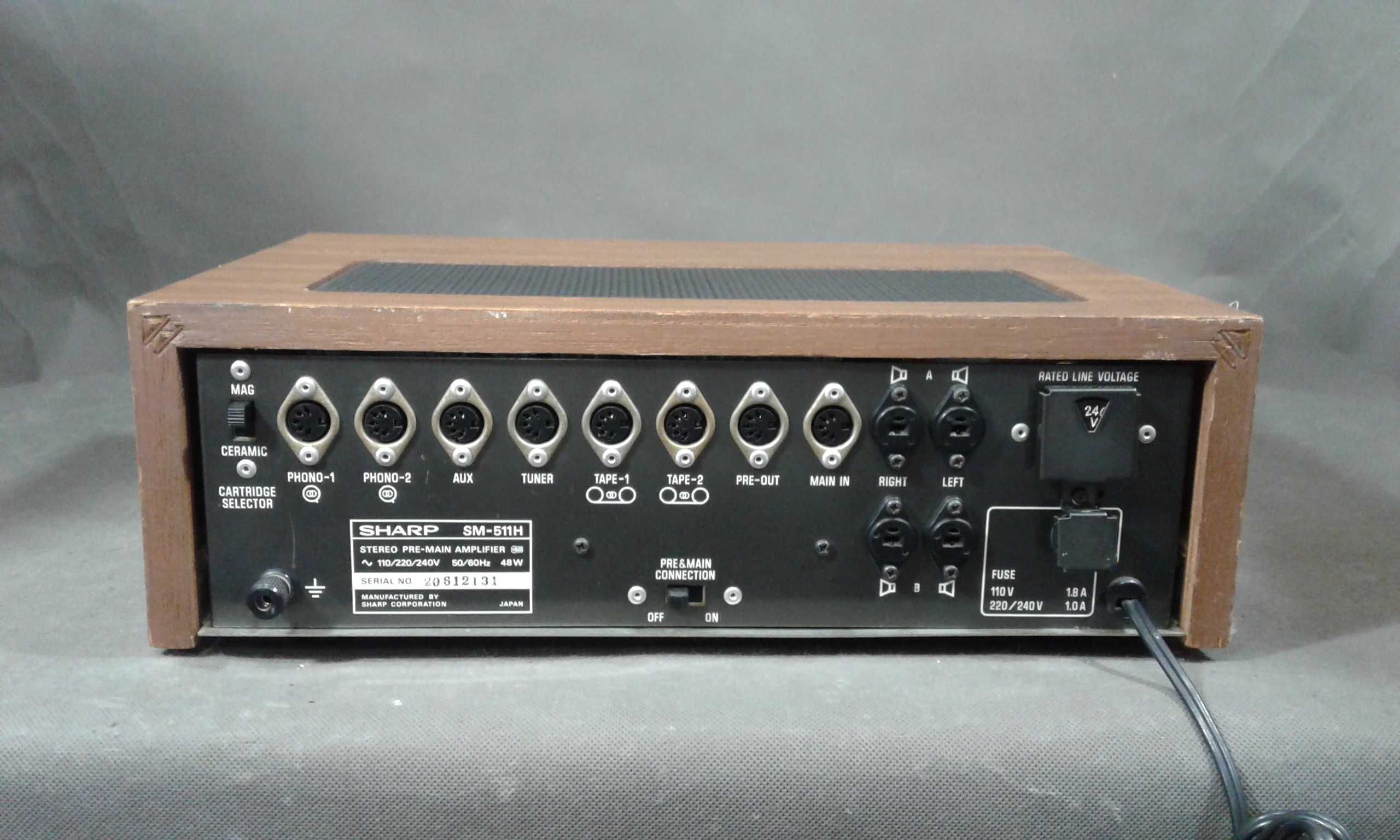 SHARP SM-511H,wzmacniacz stereo vintage