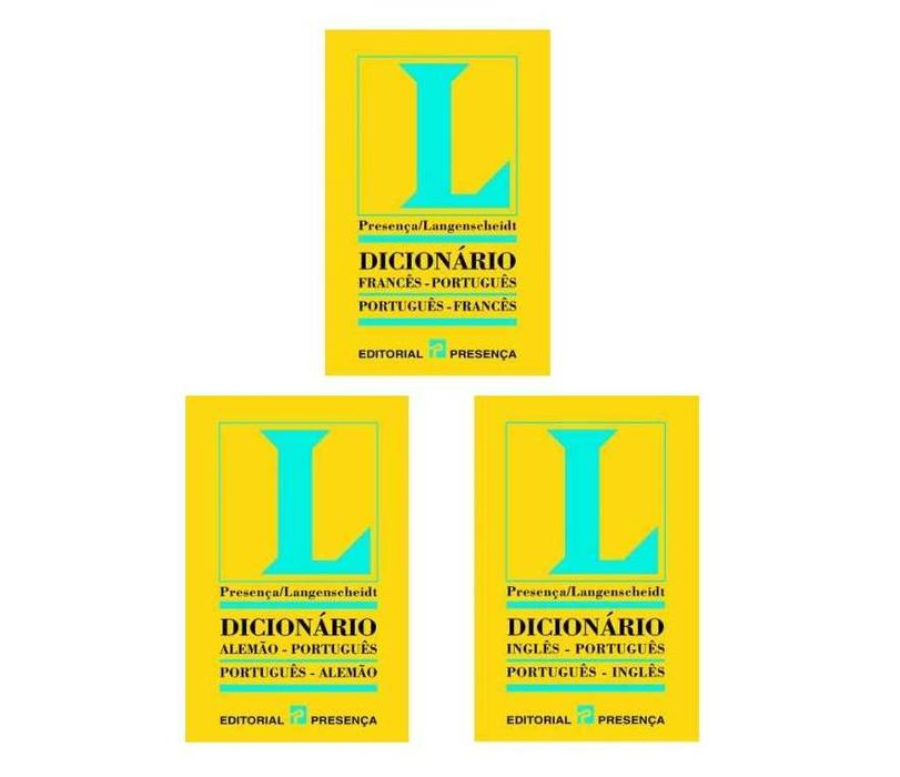 Dicionário Langendscheidt: Francês/ Alemão/ Inglês -Desde 7€