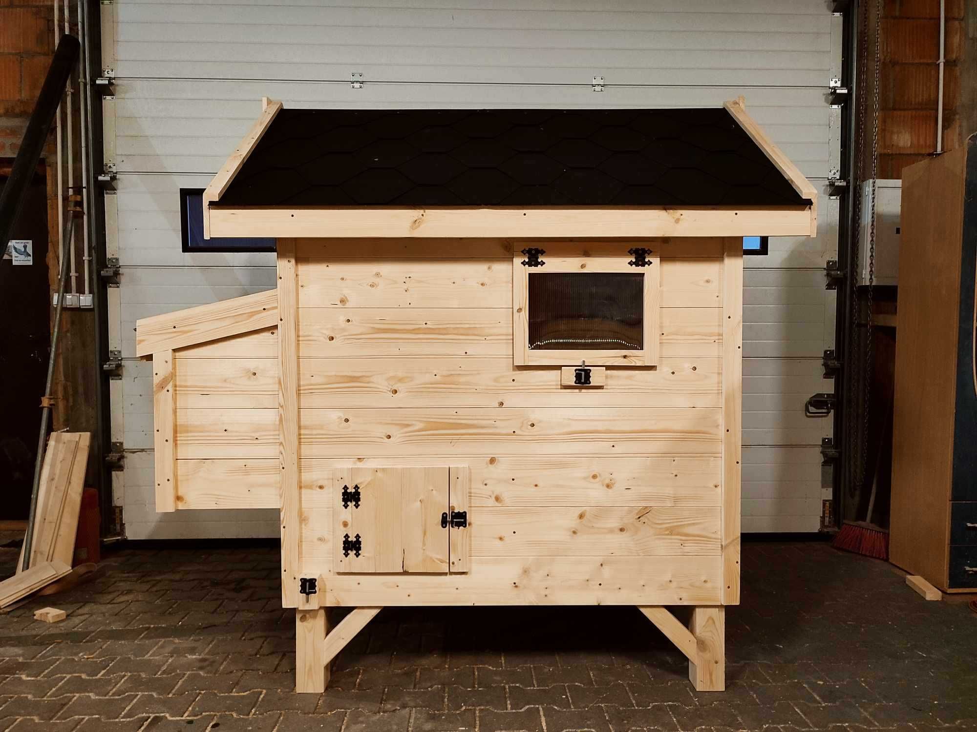 kurnik dla kur, kaczek, gęsi 185x125x210 PRODUCENT