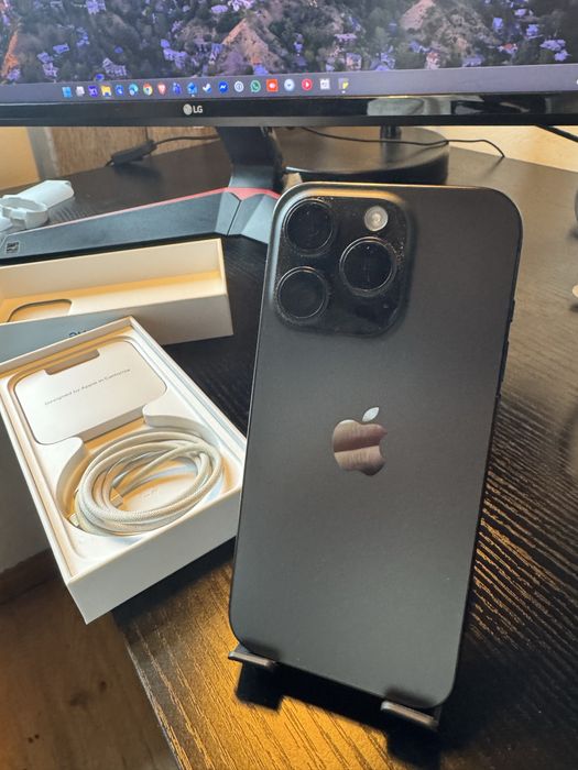 iPhone 15 Pro 256GB – Preto Titânio