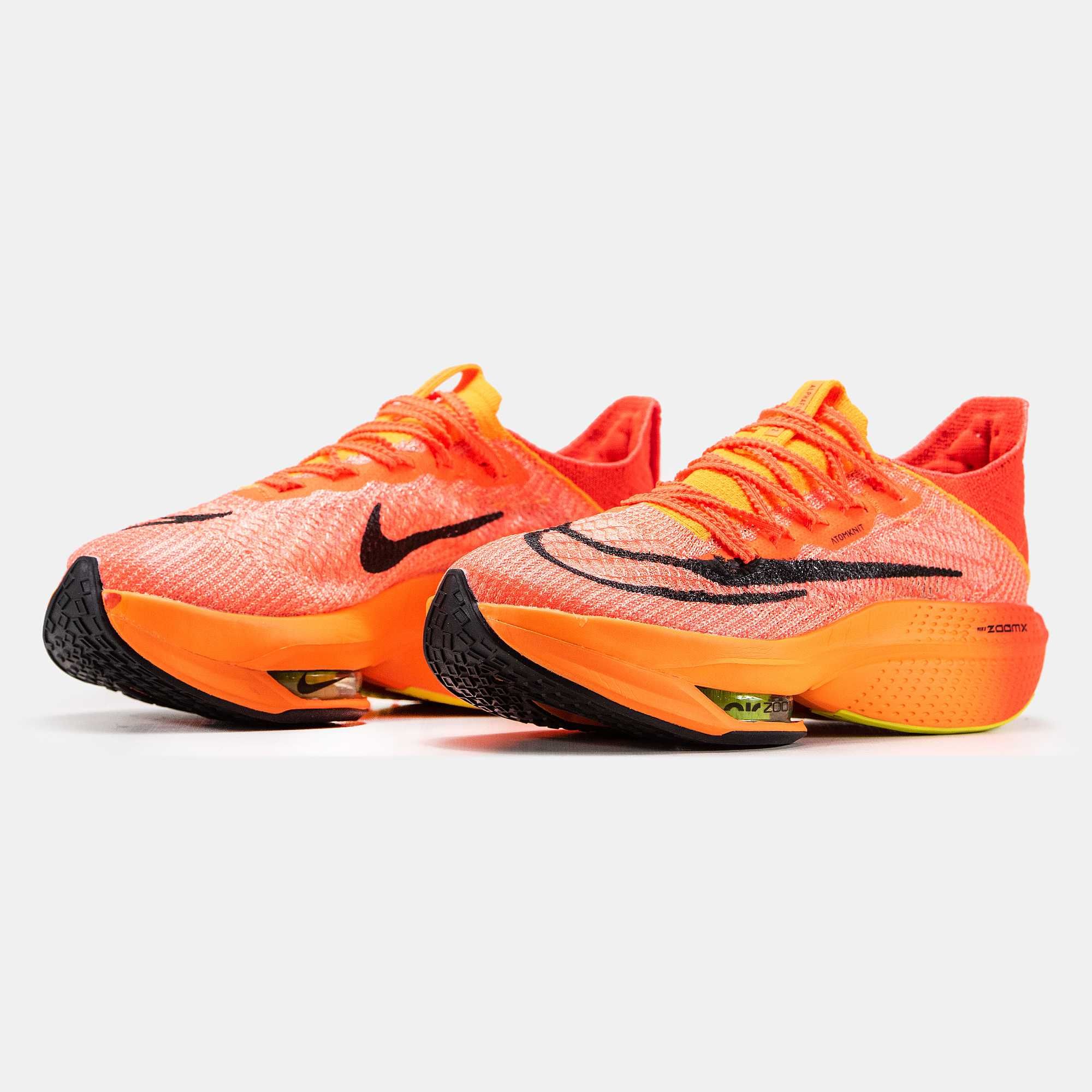 Женские кроссовки Nike Air Zoom Alphafly Orange Premium. 36-40