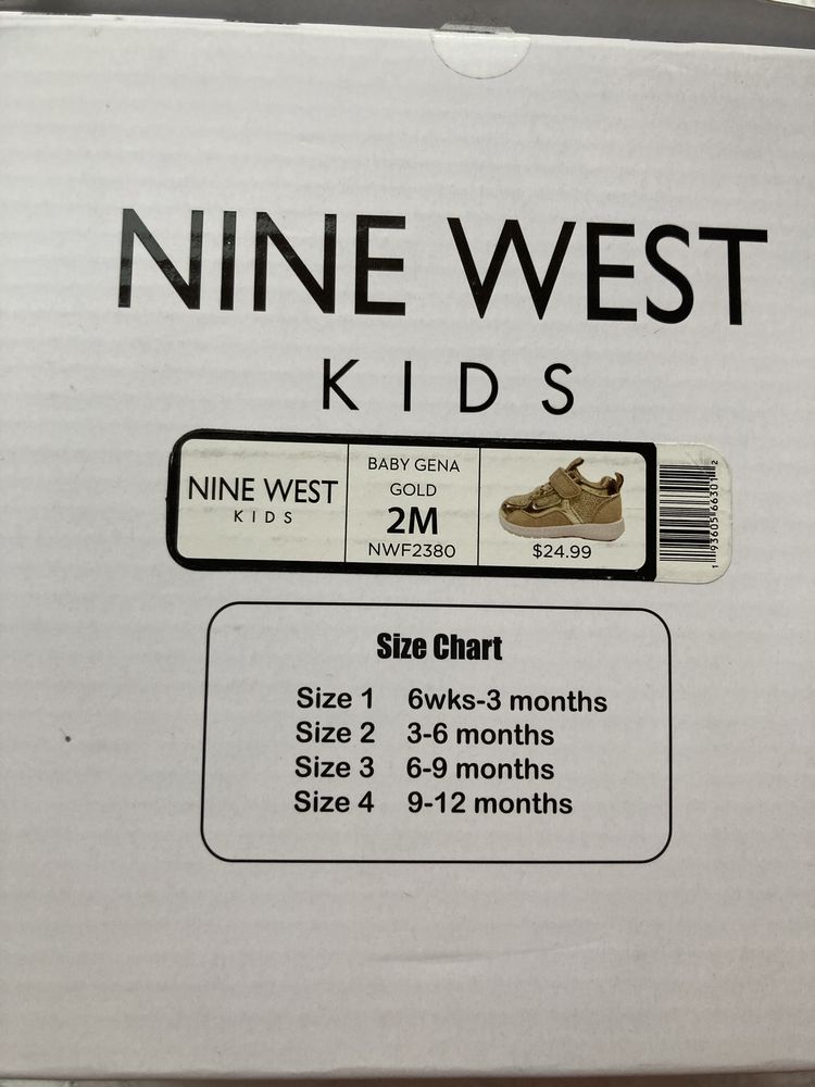 Urocze buty dla dziewczynki Nine West 3-6 m