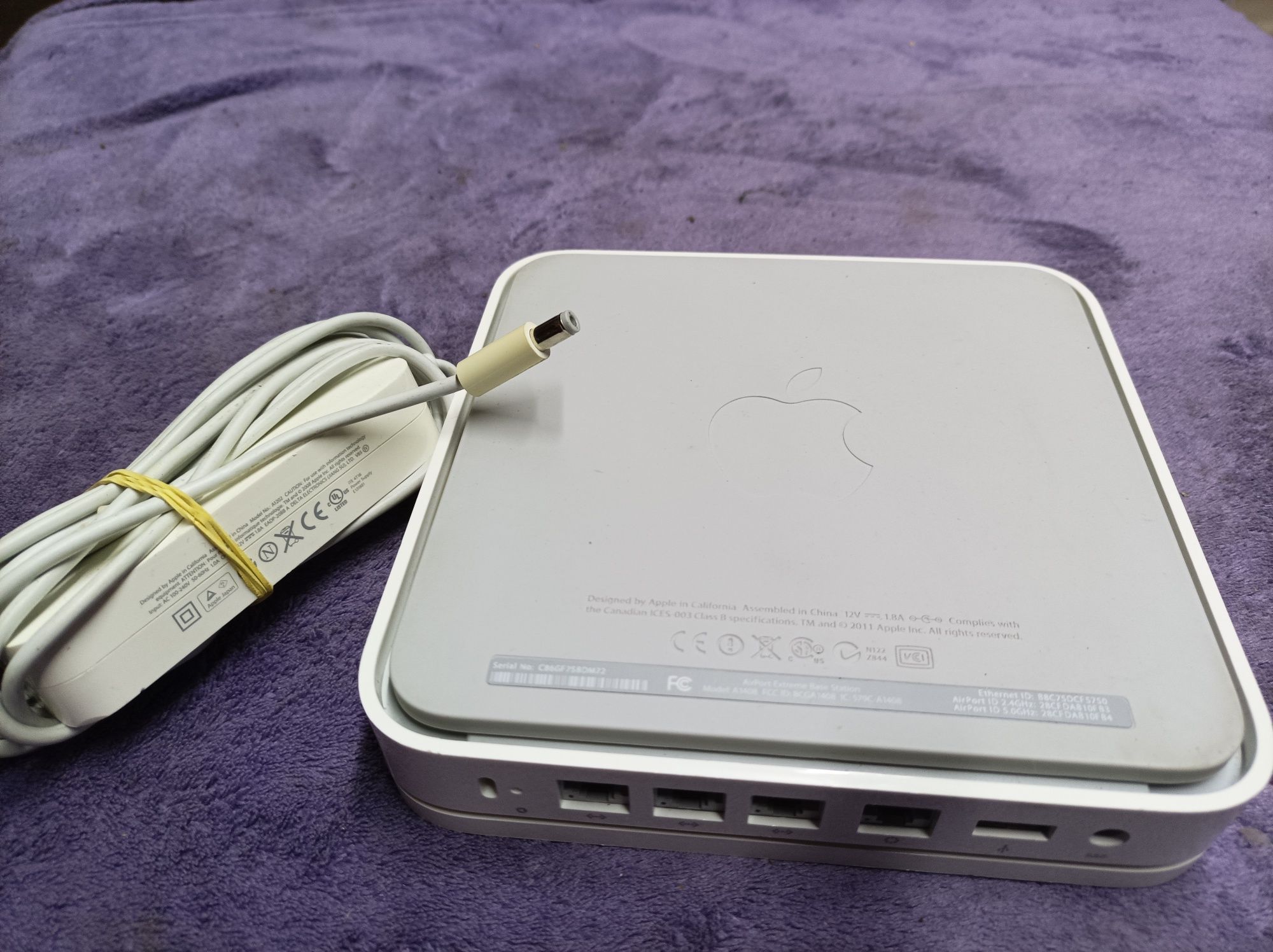 Router wifi Apple Extreme 802.11n. mod.A1408. Tanio!