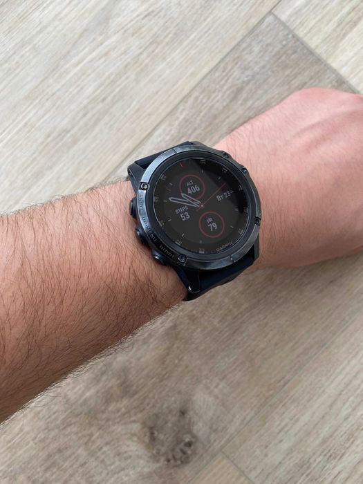 Garmin Fenix 5X Plus Sapphire | Карти, музика, WIFI | Відмінний стан