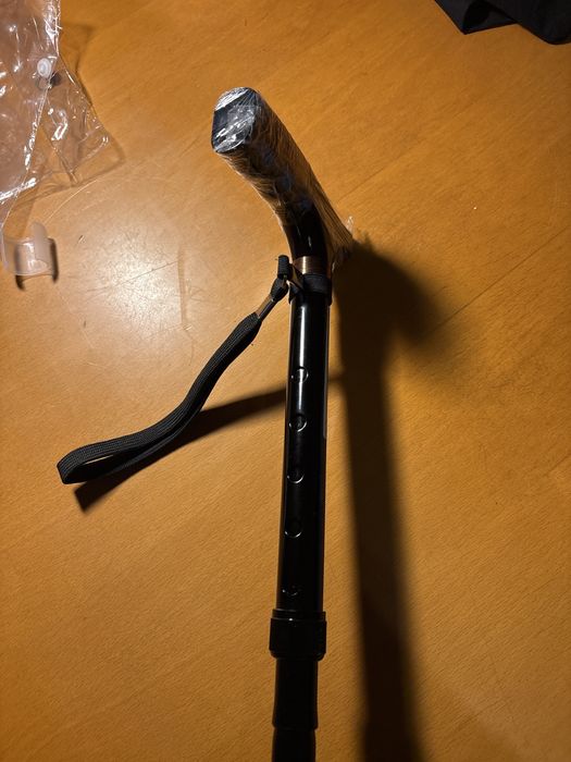 Laska inwalidzka, aluminiowa, składana, NOWA,