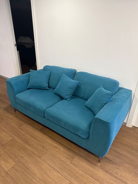 Sofá ótimo estado azul