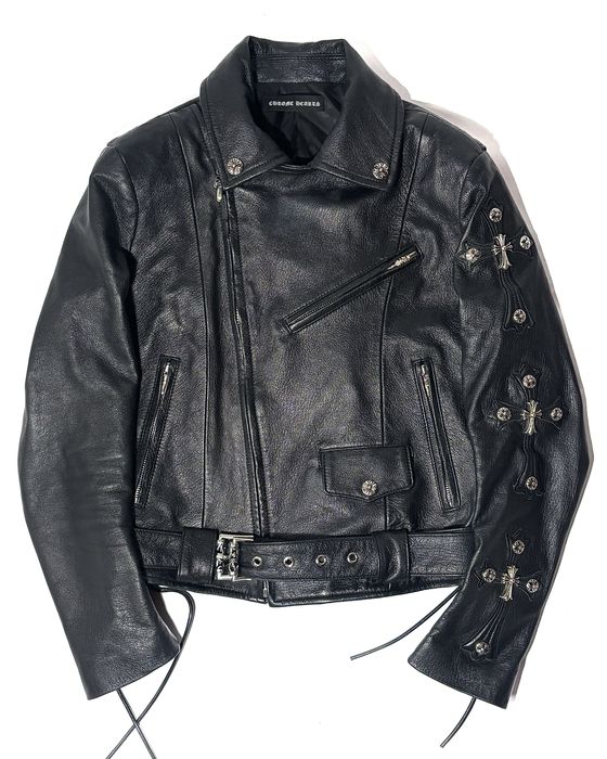 ‼️chrome hearts leather jacket | хром хартс кожаная куртка